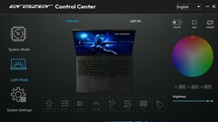 Centro de control Erazer