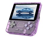 La Powkiddy V10 está disponible en varios colores, incluido este atractivo acabado en púrpura transparente. (Fuente de la imagen: Powkiddy)