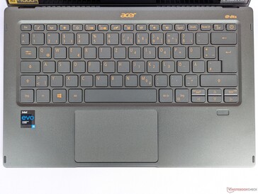 Acer Swift 5 SF514 - dispositivos de entrada