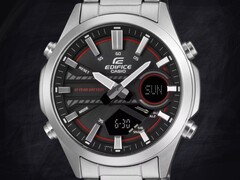 El reloj Edifice EFV-C120D-1A4 de Casio (en la imagen) ya está disponible en el Reino Unido. (Fuente de la imagen: Casio)