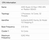 La CPU figura como Ryzen AI Max+ PRO 495