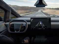 Conducción autónoma total de Tesla en acción en un cibercamión (Fuente de la imagen: Tesla)