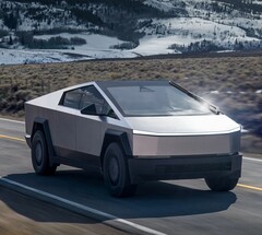 El cibercamión eléctrico Tesla (Fuente de la imagen: Tesla)