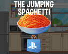 Se muestra el juego shovelware Jumping Spaghetti en PS Store (Fuente de la imagen: PlayStation Store con modificaciones)