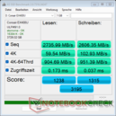 AS SSD - EX400U en el Razer Blade 16 Thunderbolt