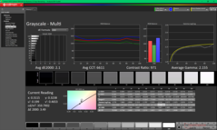 Escala de grises tras la calibración