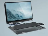 El Dell Concept Luna replantea por completo el diseño de los portátiles. (Imagen: Dell)