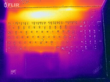 Prueba de resistencia a las temperaturas superficiales (lado superior)