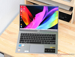 El Acer Swift Go 14 SFG14-71-51JU, muestra de prueba proporcionada por Acer Alemania.