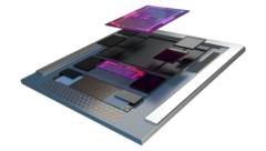 El acelerador AMD Instinct MI300 HPC podría ser una APU de exaescala con una CPU Zen 4 integrada. (Fuente de la imagen: AMD)