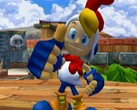 Una captura de pantalla de Billy Hatcher y el huevo gigante