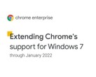 Extensión del soporte de Chrome para Windows 7 hasta enero de 2022 (Fuente: Google Cloud Blog)