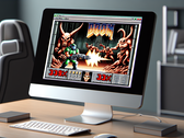 El shooter retro Doom ya se puede jugar en formato PDF gracias a la creatividad de la comunidad "ItRunsDoom". (Fuente de la imagen: DallE 3)