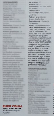 Descripción de Final Fantasy IX: El legado de los magos negros (Fuente de la imagen: Ecran Total, cuenta de Gershwin Impact Bluesky)