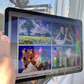 Uso del Apple iPad Pro (2018) en el exterior con el máximo brillo