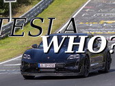 Un Porsche Taycan de preserie ha rebajado en 26 segundos el tiempo de vuelta anterior de Porsche alrededor del circuito de Nürburgring. (Fuente de la imagen: Porsche - editado)