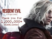 Resident Evil Requiem celebra 1 millón de listas de deseos en múltiples plataformas. Mensaje de agradecimiento en la imagen (fuente de la imagen: cuenta X de Resident Evil)