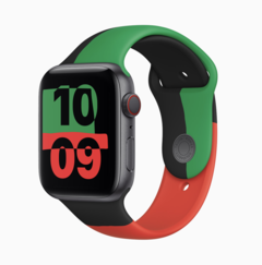 La edición limitada Apple Watch Series 6 Black Unity llegará pronto. (Imagen: Apple)