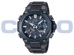 El Casio MTG-B2000YBD-2AJF (en la imagen) viene con resistencia a los golpes, resistencia al agua de 200 metros, carga solar y sincronización por radio Multi-Band 6. (Fuente de la imagen: Casio)