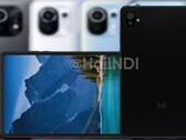 El render no oficial de la Xiaomi Mi Pad 5 tiene la protuberancia de la cámara al estilo de la Mi 11 pero con un logo diferente. (Fuente de la imagen: Xiaomi/@HoiINDI - editado)