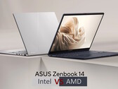 Intel-ZenBook 14 frente a AMD-ZenBook 14 (Fuente de la imagen: Asus con modificaciones)
