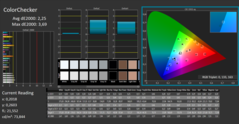 CalMAN - Color Checker (calibrado)