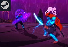 El trepidante juego de carreras de jefes Furi está disponible por un precio mínimo histórico en Steam. Captura de pantalla editada del juego. (Fuente de la imagen: Steam)