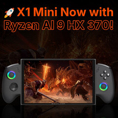 El OneXPlayer X1 Mini rivaliza con el Lenovo Legion Go original con una pantalla idéntica. (Fuente de la imagen: One-Netbook)