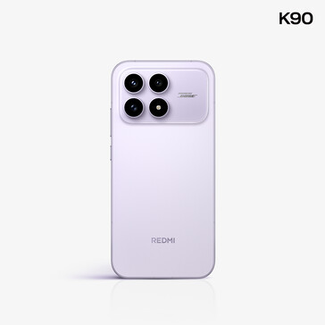 El Redmi K90 en una opción de color morado claro. (Fuente de la imagen: Redmi)