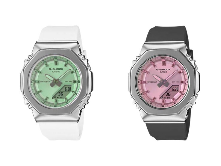 Los relojes Casio G-Shock GM-S2110SR-1A y GMA-P2100SR-1A