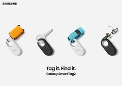 La Galaxy SmartTag 2 está disponible en dos colores. (Fuente de la imagen: Samsung)