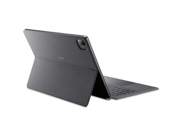 La funda protectora incluida hace las veces de soporte.