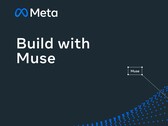 Metalogotipo con las palabras «Build with Muse» sobre un fondo oscuro