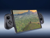 Citron 0.7 cuenta con la implementación AMD FSR 2. En la imagen: tableta ejecutando un juego de Nintendo Switch. (Fuente de la imagen: GameSir y r/zelda)
