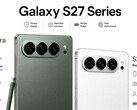 Los bocetos de diseño sugieren una disposición horizontal de la cámara para el Samsung Galaxy S27 Ultra y el Galaxy S27 Pro.