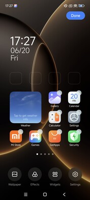 Dispositivo de prueba Xiaomi 15S Pro