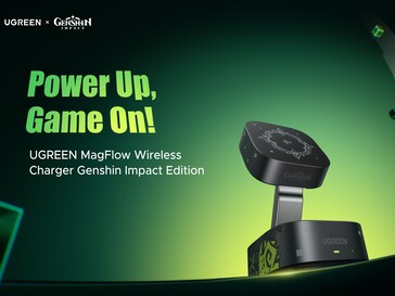Cargador inalámbrico Ugreen MagFlow Edición Impacto Genshin (Fuente de la imagen: Ugreen PR)