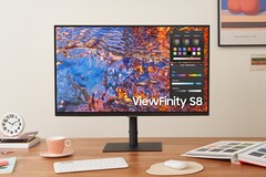 La serie Samsung ViewFinity S8 estará disponible a finales de este mes en algunos mercados. (Fuente de la imagen: Samsung)