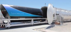 Prueba de los sistemas Hyperloop de Virgin en las instalaciones de DevLoop a las afueras de Las Vegas. Fuente de la imagen: Virgin Hyperloop