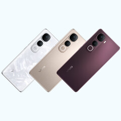 El smartphone Vivo Y400 Pro está disponible en colores blanco freestyle, oro fest y púrpura nebulosa (Fuente de la imagen: Vivo)