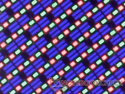Subpíxeles RGB OLED nítidos