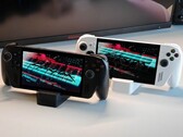 La ROG Xbox Ally X en blanco y negro. (Fuente de la imagen: Notebookcheck)