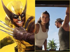 Portada de «Wolverine» (a la izquierda) y Lucía y Jason (a la derecha) de GTA 6.