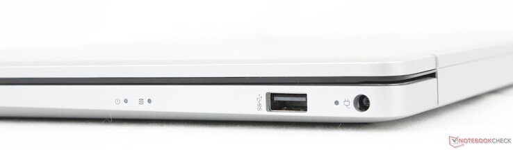 Derecha: USB-A (5 Gbps), adaptador de CA