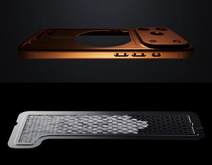 iPhone 17 Pro, diseño de refrigeración por cámara de vapor.