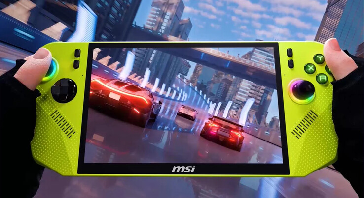 El Claw A8, o Claw 8 Ryzen Edition como también se le conoce, cuenta con una pantalla IPS de 8 pulgadas y 120 Hz. (Fuente de la imagen: MSI)