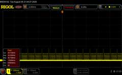pWM de 24 kHz (luminosidad 0/10)