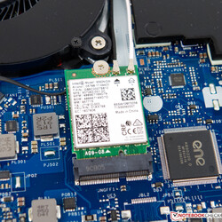 Un vistazo al Intel Wireless AC 9560 incluido en nuestra unidad de revisión