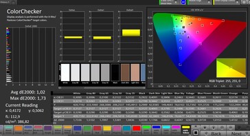 Precisión del color (modo de visualización natural)