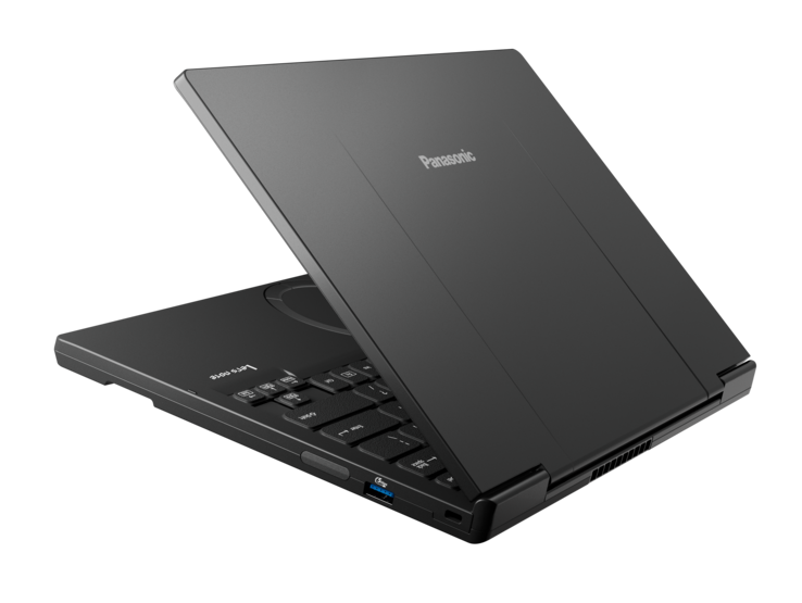 La Panasonic Let's Note FC7 vista desde atrás